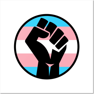 Transgender Pride Fist Posters and Art